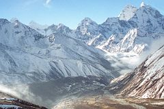 02 Look Back To Pheriche With Kangtega From Trail Between Dingboche And Dughla.jpg
